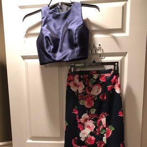 Xscape Mermaid Two Piece Dress